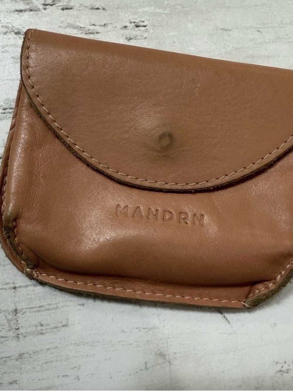MANDRN Brown Leather Women's Wallet